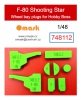Omask 748112 F-80 Shooting Star wheel bay plugs (for Hobby Boss) 1/48